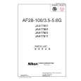 NIKON AF28-100 35-56G Catálogo de piezas