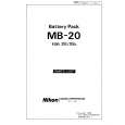NIKON MB-20 Catálogo de piezas